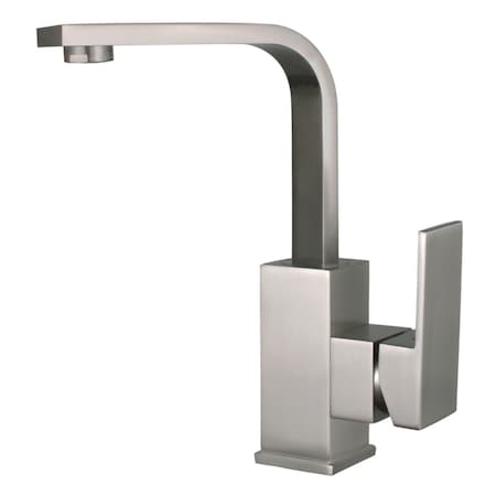 Fauceture LS8468CL Single-Handle Bathroom Faucet with Push Pop-Up, Brushed Nickel LS8468CL